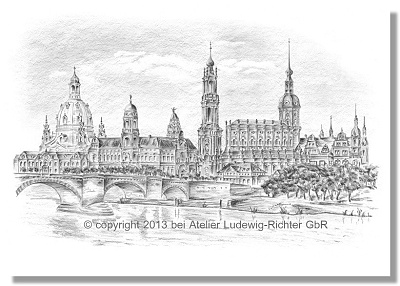 Canalettoblick-Dresden