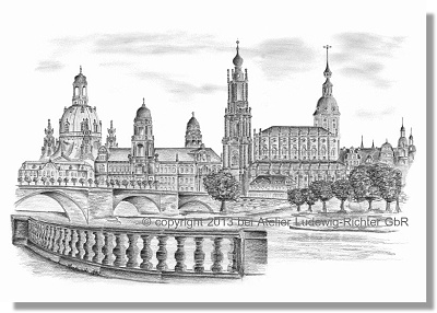 Canalettoblick-Dresden